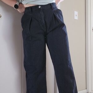 uniqlo Drapey Denim Pants